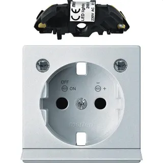 Merten Zentralplatte MEG2334-0419 polarweiss System M