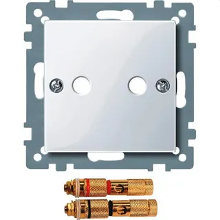 Merten Zentralplatte 468825 aktivweiss glaenzend System M