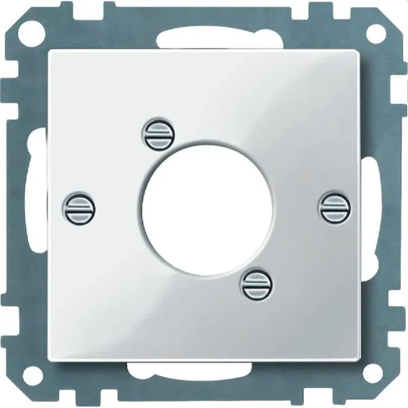 Merten Zentralplatte 468019 polarweiss glaenzend System M