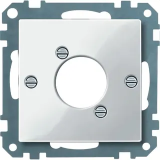 Merten Zentralplatte 468019 polarweiss glaenzend System M