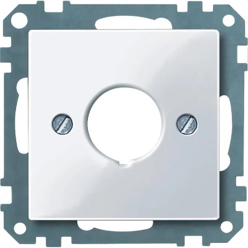 Merten Zentralplatte 393825 aktivweiss glaenzend System M