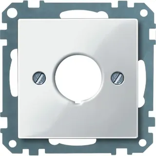 Merten Zentralplatte 393819 polarweiss glaenzend System M