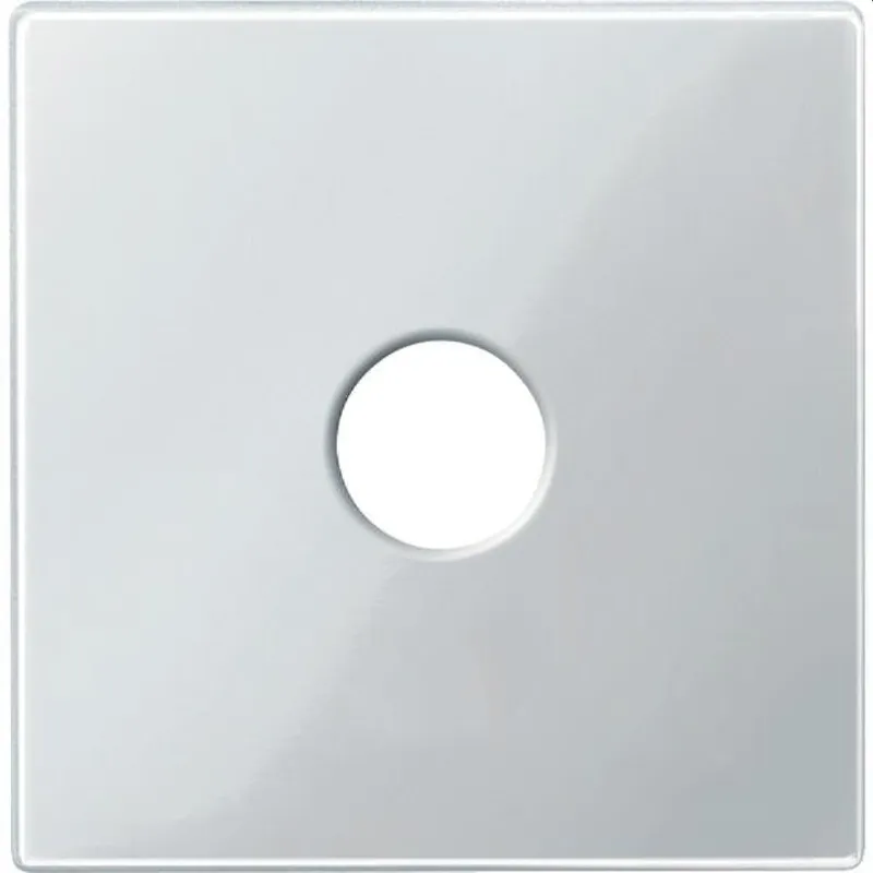 Merten Zentralplatte 451819 polarweiss glaenzend System M