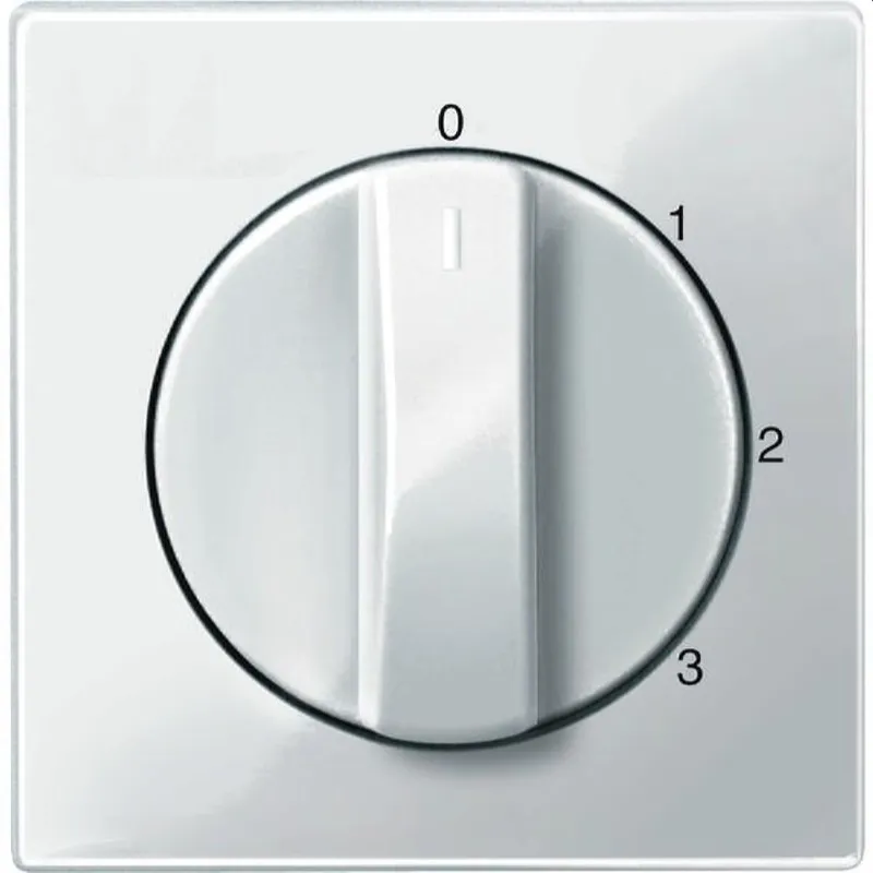 Merten Zentralplatte 567219 polarweiss glaenzend System M