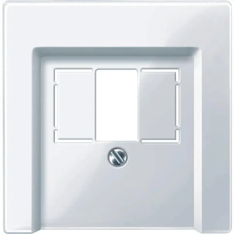 Merten Zentralplatte 296025 aktivweiss glaenzend System M