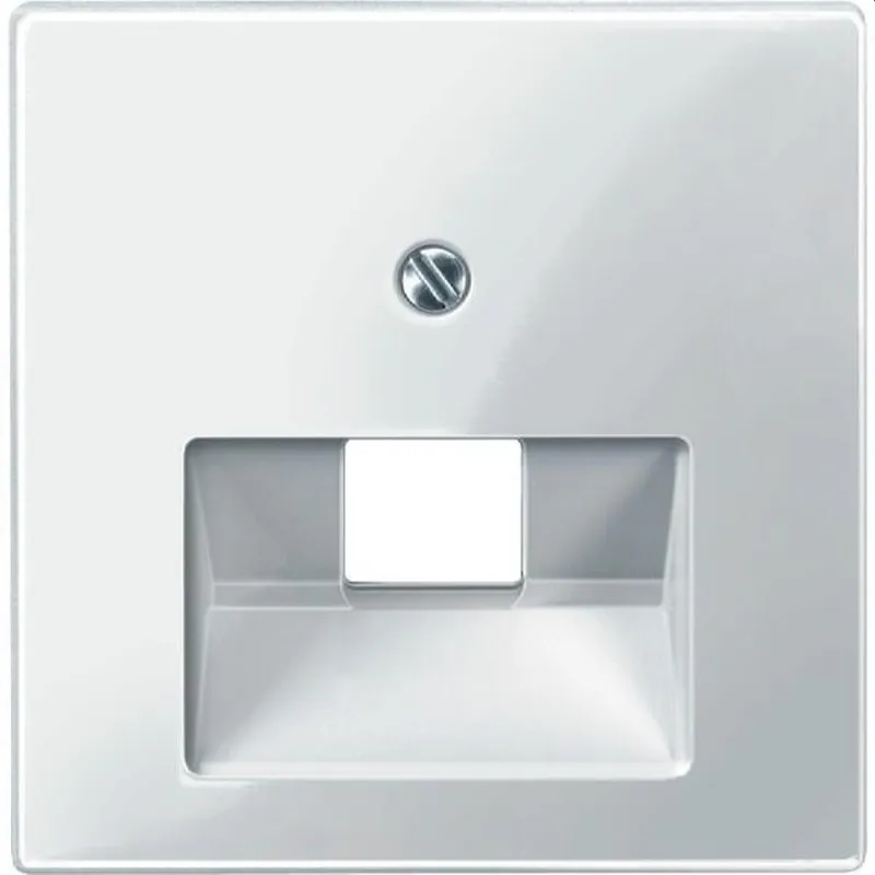 Merten Zentralplatte 296219 polarweiss glaenzend System M