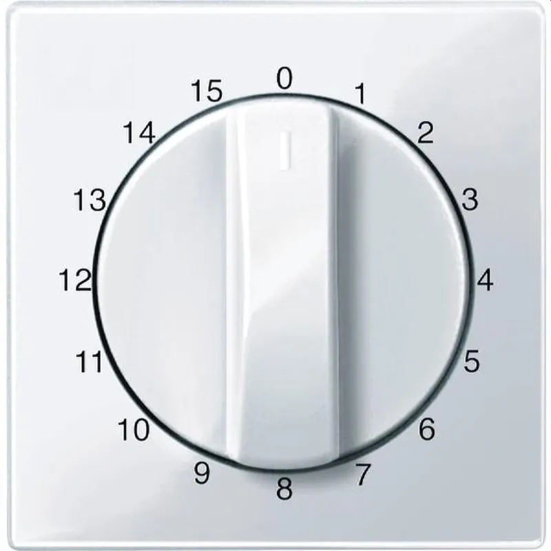 Merten Zentralplatte 567425 aktivweiss glaenzend System M