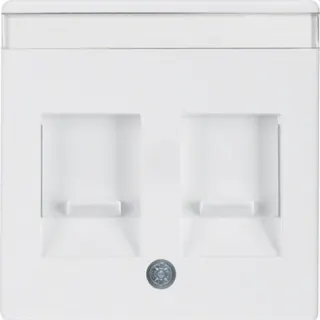 Berker Zentralstück M311816089 polarweiss samt