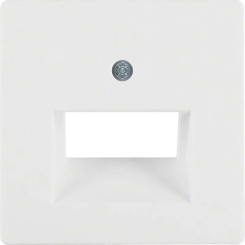 Berker Zentralstück M314096089 polarweiss samt