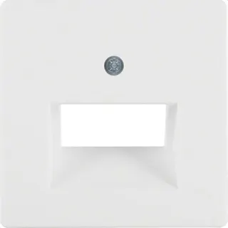 Berker Zentralstück M314096089 polarweiss samt