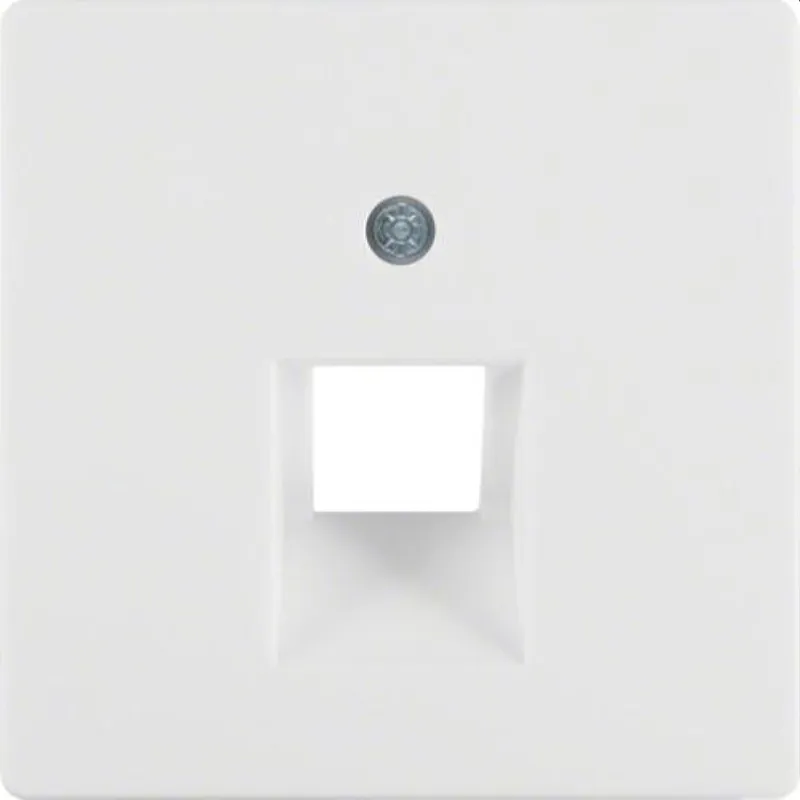 Berker Zentralstück M314076089 polarweiss samt