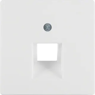 Berker Zentralstück M314076089 polarweiss samt