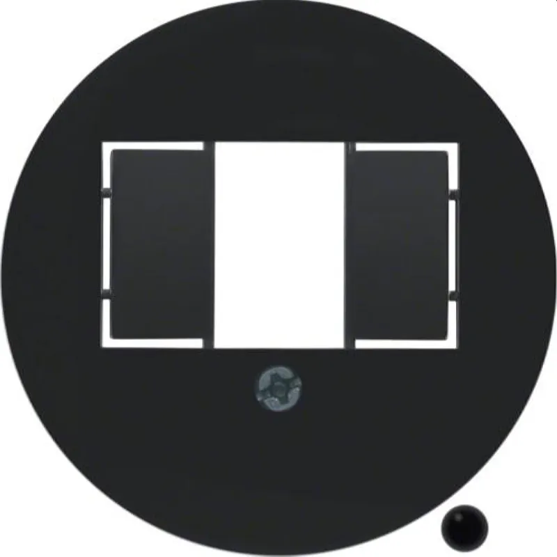 Berker Zentralstück M3104001 schwarz glaenzend