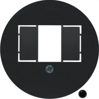 Berker Zentralstück M3104001 schwarz glaenzend
