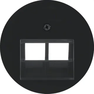 Berker Zentralstück M314092045 schwarz glaenzend