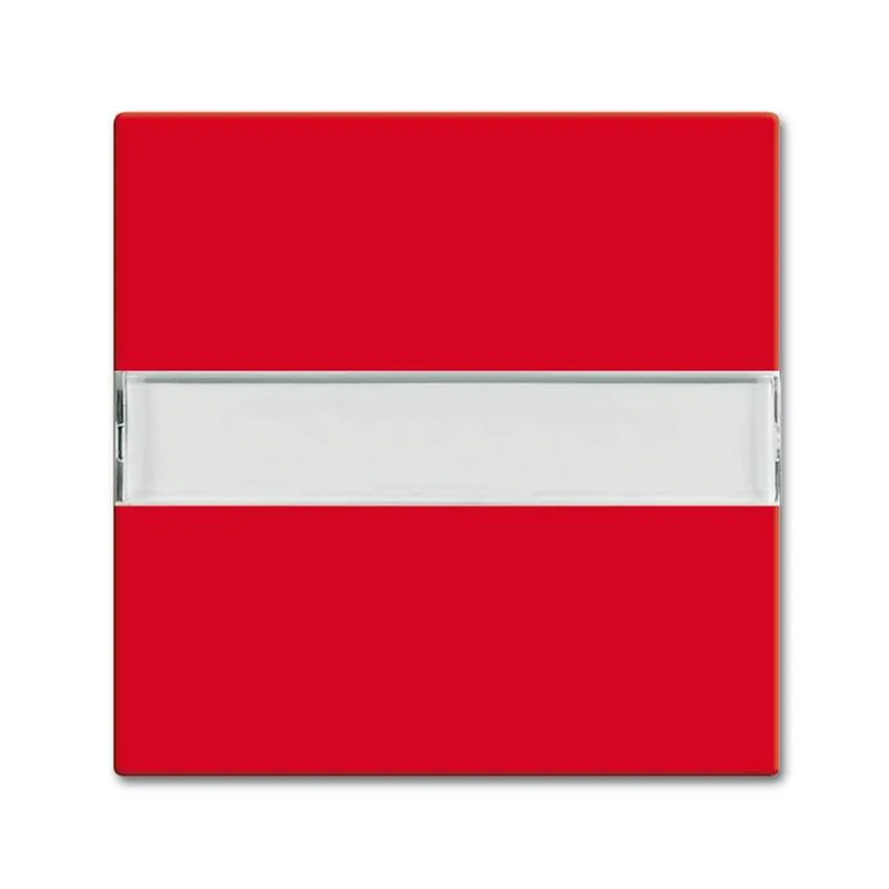 Busch-Jaeger Wippe 2510 NLI-917 Beschriftungsfeld rot