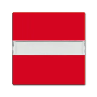 Busch-Jaeger Wippe 2510 NLI-917 Beschriftungsfeld rot
