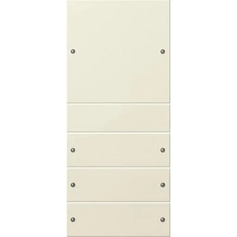 Gira Set 218401 4fach System 55 cremeweiss