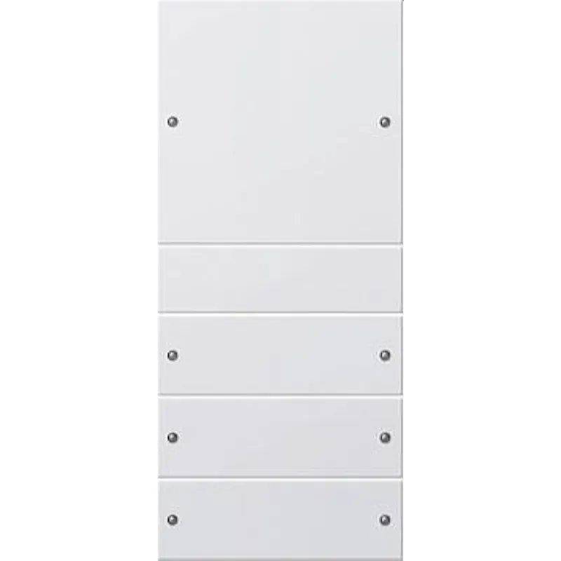 Gira Set 218403 4fach System 55 reinweiss