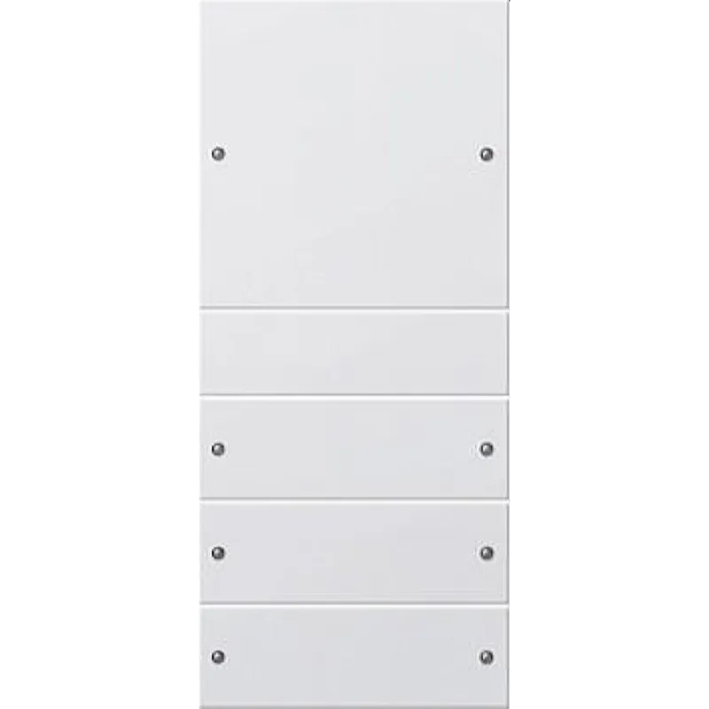 Gira Set 218427 4fach System 55 reinweiss matt