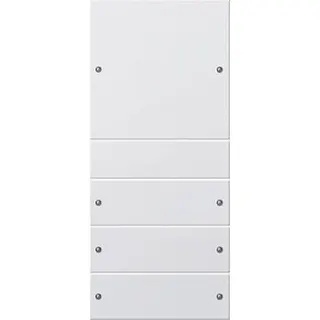 Gira Set 218427 4fach System 55 reinweiss matt