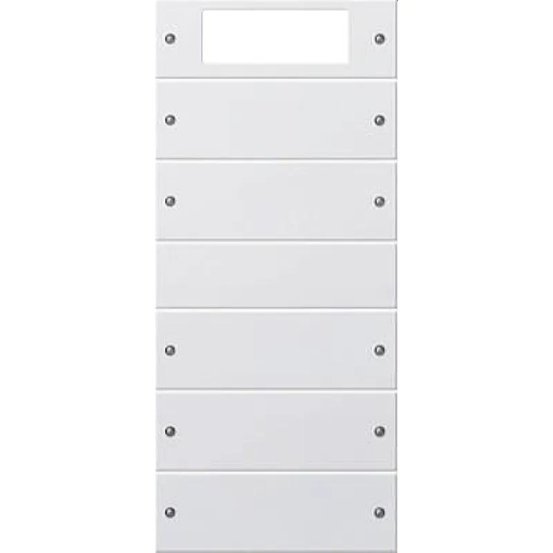 Gira Set 219503 5fach Plus System 55 reinweiss