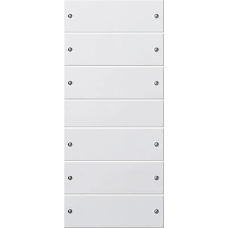 Gira Set 218603 6fach System 55 reinweiss