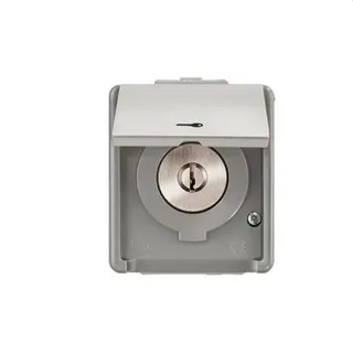 Siemens Jalousieschlüsselschalter 1polig 16A 250V 66x75mm 5TA7650