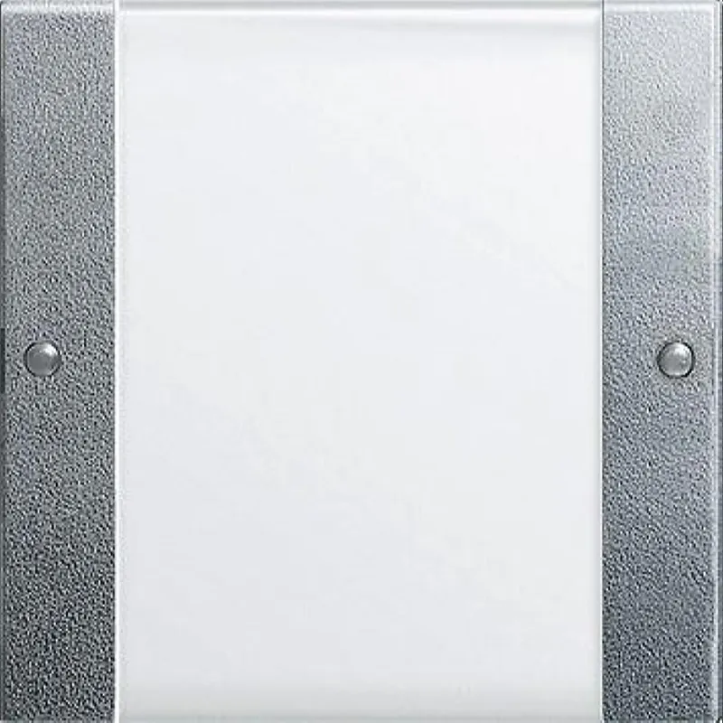 Gira Set 0213126 1fach mit Beschriftungsfeld Alu