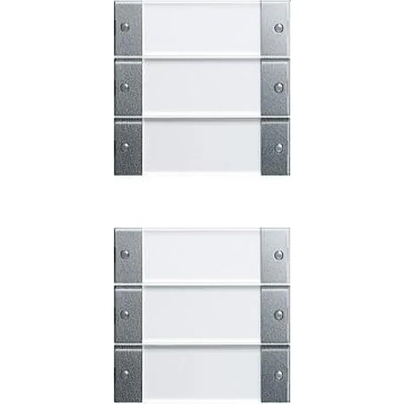 Gira Set 213626 6fach BSF System 55 Klar/F. Alu
