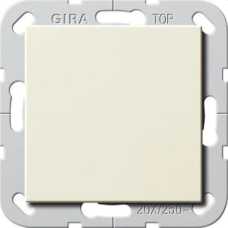 Gira Wippschalter 283601 Aus 20 A System 55 cremeweiss