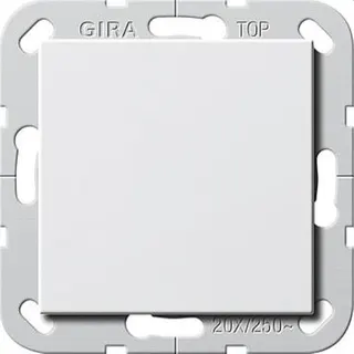 Gira Wippschalter 283603 Aus 20 A System 55 reinweiss