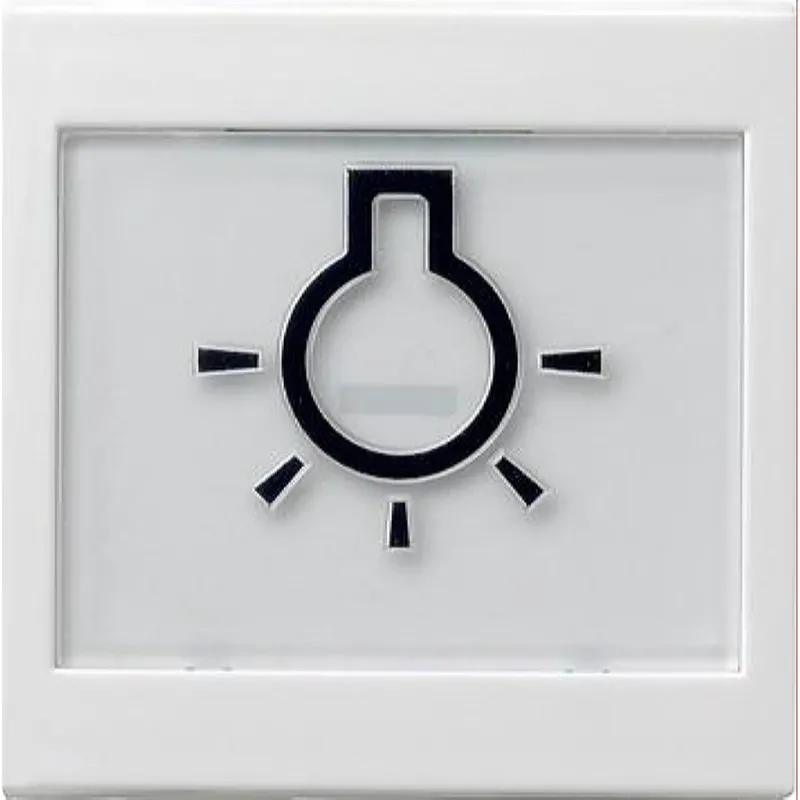 Gira Wippe 021627 abtastbar Symbol Licht Sys55 rw m