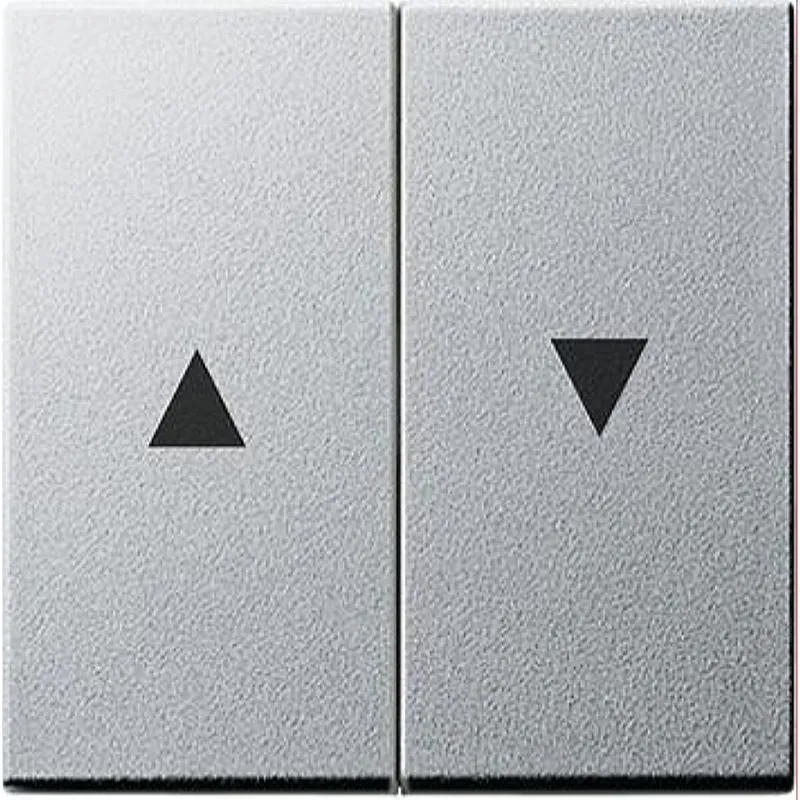 Gira Serienwippe 029426 + Pfeilsymbol System 55 Farbe Alu
