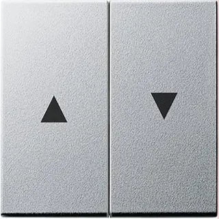 Gira Serienwippe 029426 + Pfeilsymbol System 55 Farbe Alu