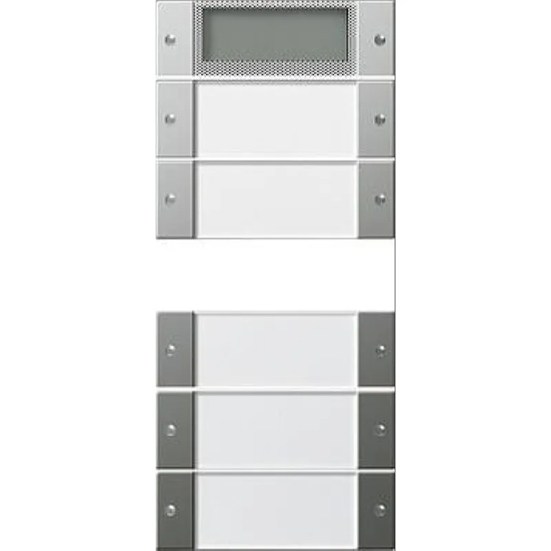 Gira Set 2145600 5fach Plus BSF 55 Klar/Edelstahl