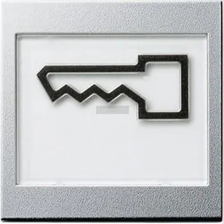Gira Wippe 021826 abtastbar Symbol Tuer Sys55 Alu