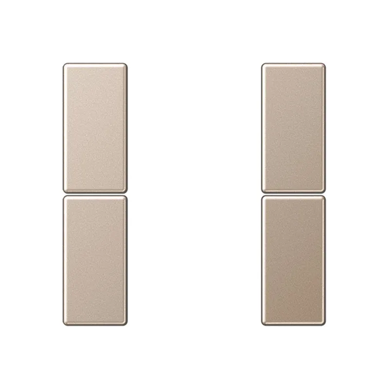 Jung Tastensatz 2fach, F50, Serie A, champagner A502TSACH