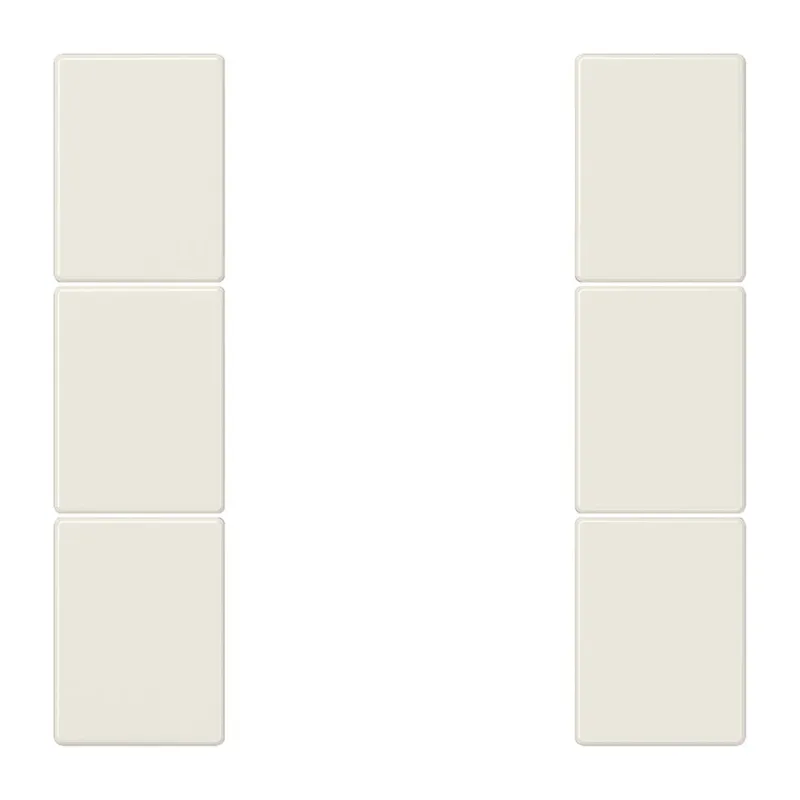 Jung Tastensatz 3fach, F50, Serie LS, weiß LS503TSA