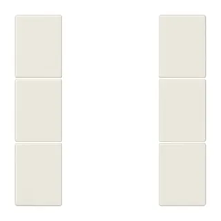 Jung Tastensatz 3fach, F50, Serie LS, weiß LS503TSA