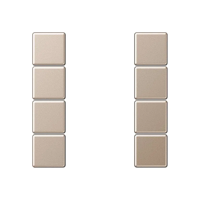 Jung Tastensatz 4fach, F50, Serie A, champagner A504TSACH