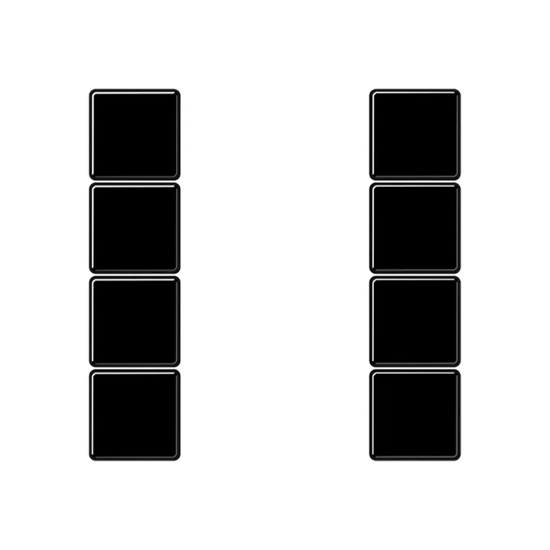 Jung Tastensatz 4fach, F50, Serie A, schwarz A504TSASW