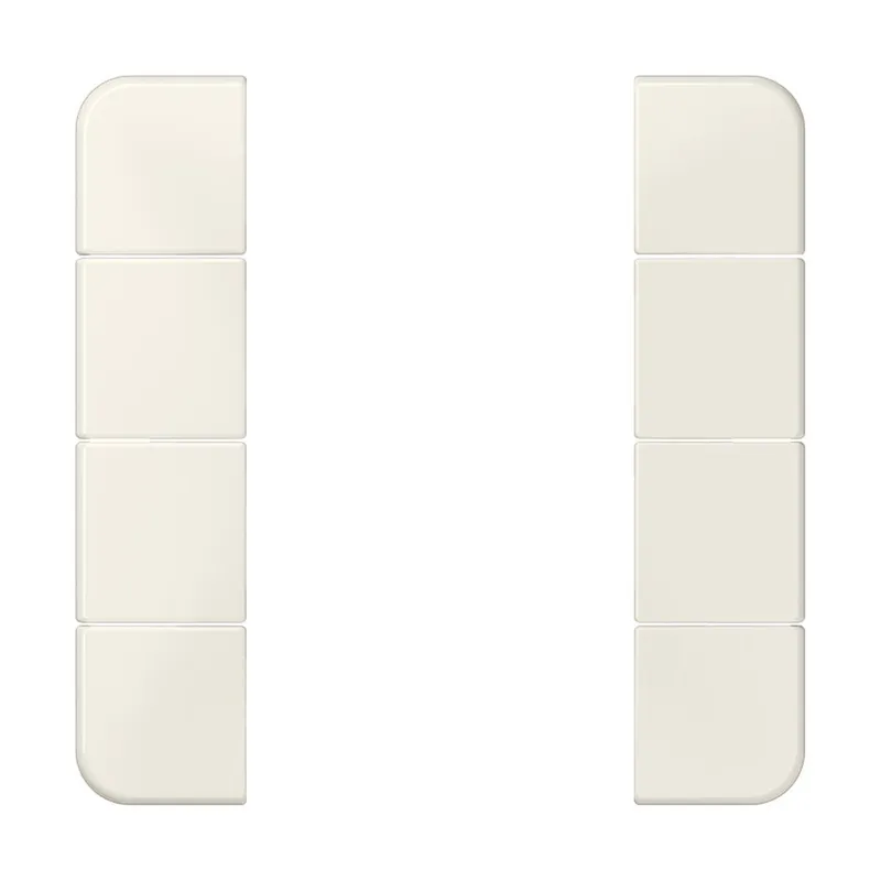 Jung Tastensatz 4fach, F50, Serie CD, weiß CD504TSA