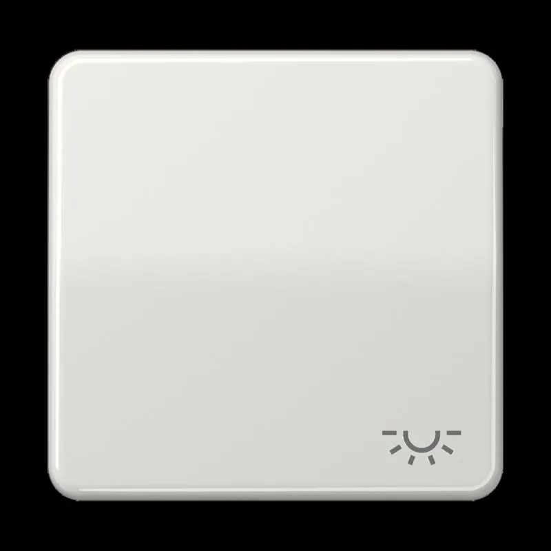 Jung Wippe 1fach, Symbol Licht, Duroplast, Serie CD, lichtgrau CD590LLG