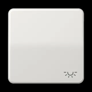 Jung Wippe 1fach, Symbol Licht, Duroplast, Serie CD, lichtgrau CD590LLG