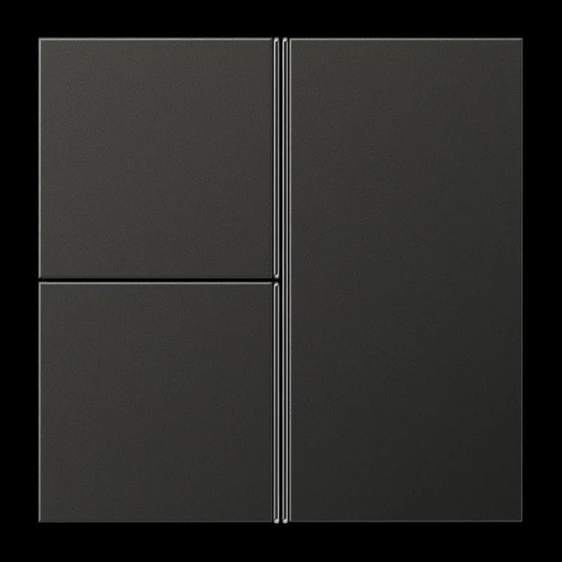 Jung Tastensatz 3fach, F40, Serie LS, anthrazit (lackiertes Aluminium) AL2403TSAAN