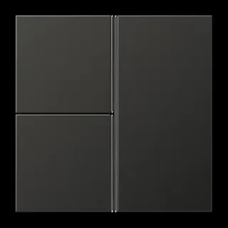 Jung Tastensatz 3fach, F40, Serie LS, anthrazit (lackiertes Aluminium) AL2403TSAAN