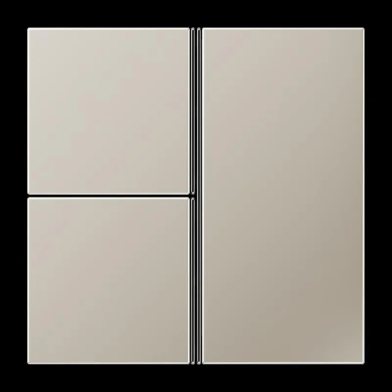 Jung Tastensatz 3fach, F40, Serie LS, Edelstahl ES2403TSA