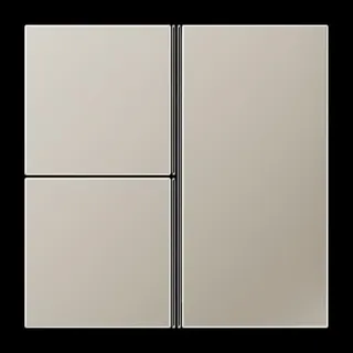 Jung Tastensatz 3fach, F40, Serie LS, Edelstahl ES2403TSA