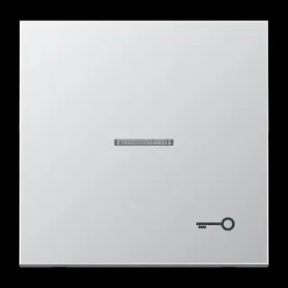 Jung Wippe mit Lichtleiter, Symbol Tür, Serie LS, Aluminium AL2990KO5T